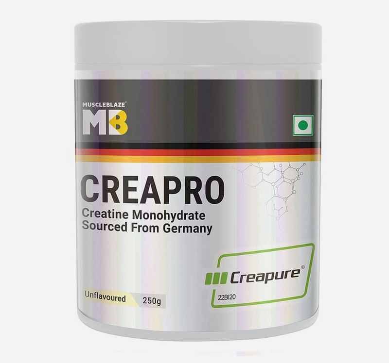 MuscleBlaze CreaPRO Creatine with Creapure® Powder from Germany | 250g