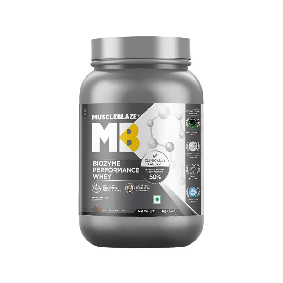 MuscleBlaze Biozyme Performance Whey Protein